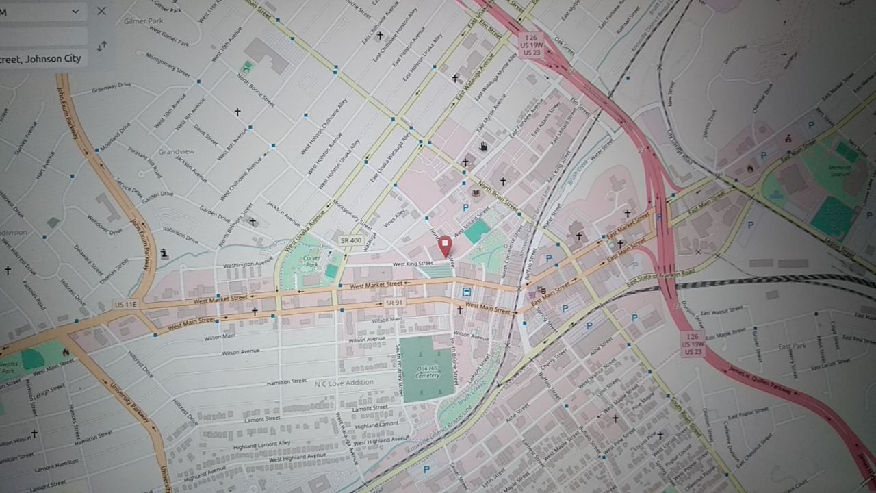 Johnson City Railroad Experience Location